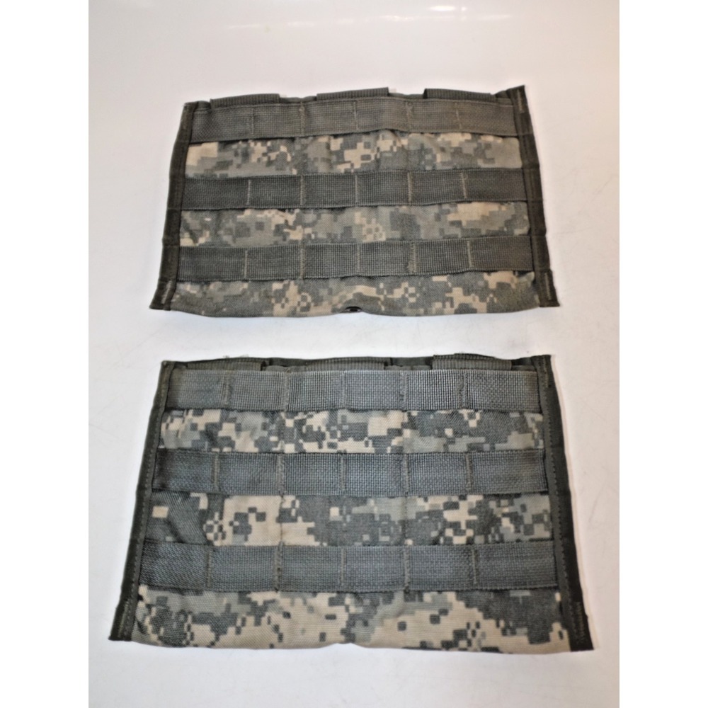 US Military Camo - MOLLE II -  Three Magazine Side by Side pouches - Set of 2